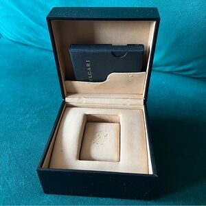BULGARI Black Watch Box 5.5x5.5x3.5 inches + Booklets